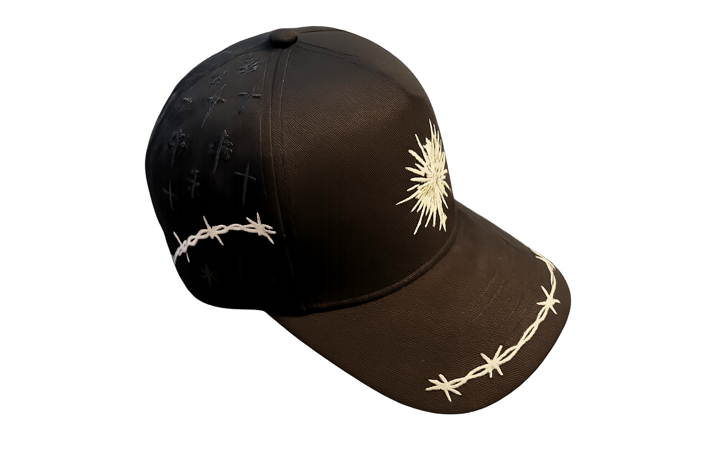 Barbed wire cross Hat