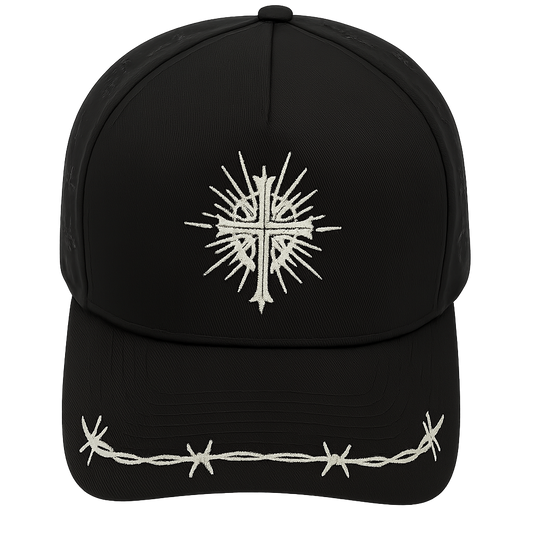 Barbed wire cross Hat